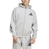 adidas Men's Z.N.E. Full-Zip Hooded Track Jacket - Grey adidas Men's Z.N.E. Full-Zip Hooded Track Jacket - Grey